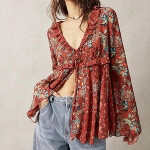 Bohomela Floral Blouse